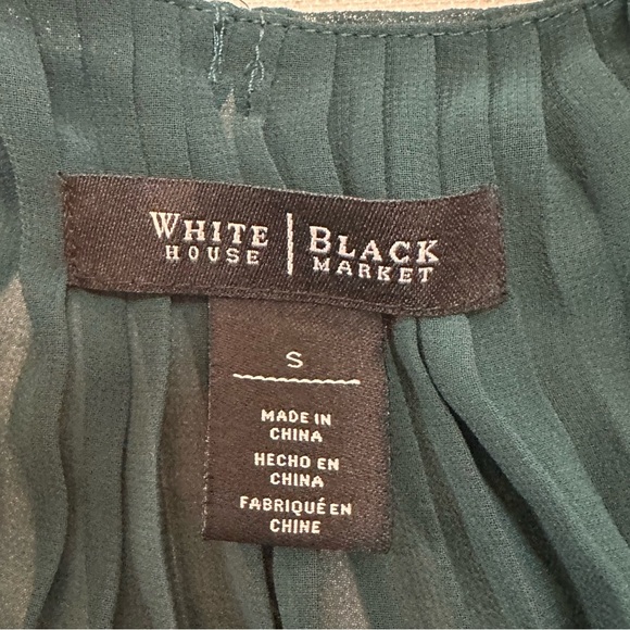 White House Black Market Green Ruffled Camisole - Picture 7 of 10